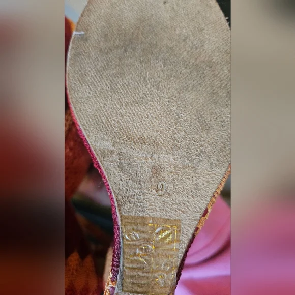 JEFFERY CAMPBELL Crochet/lace wedge platform. Size 9 - Picture 11 of 12